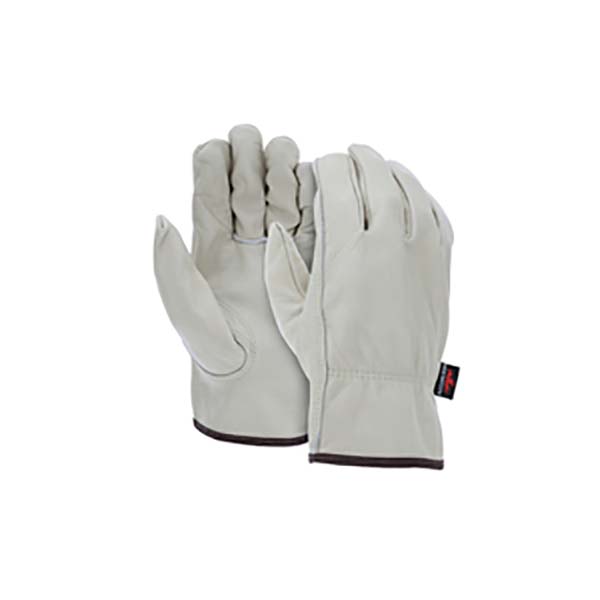 MCR Safety&reg; Leather Drivers Work Gloves, Select Grain Unlined Cow Leather - Wing Thumb - L